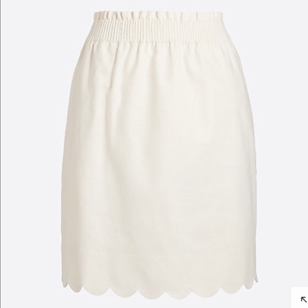 J. Crew Scallop Hem Skirt • Size 2